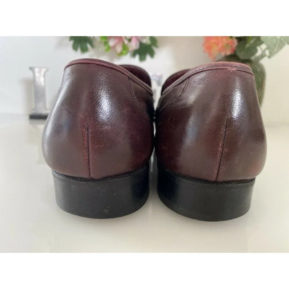 Florsheim Comfortech Signature Men's Shoes 10.5C Burgundy Loafers Dress Slip On‎